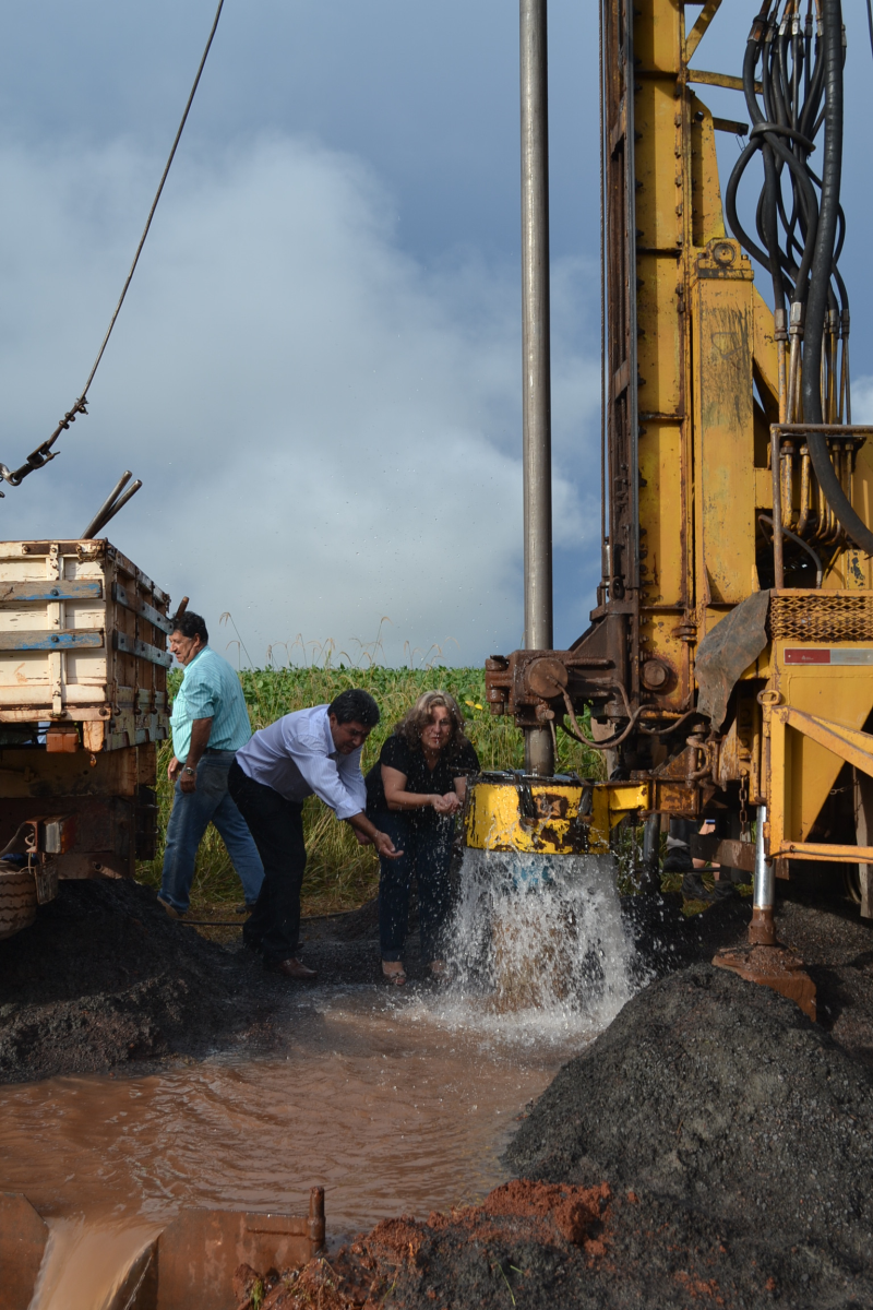 Poço artesiano é perfurado no Santuário de Schoenstatt